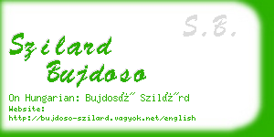 szilard bujdoso business card